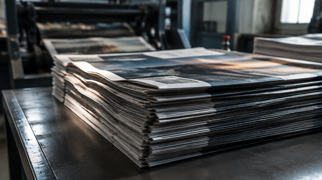 Temabild: redaktionellt arbete med pressmaterial